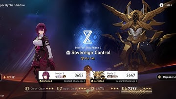 Honkai: Star Rail 2.6 Apocalyptic Shadow Stage 4 E0S0 Feixiao FuA team/ E0S1 Superbreak Firefly