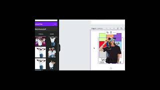How to create your own CUSTOM Taylor Swift Eras tour t shirt in Canva for beginners in 30 seconds