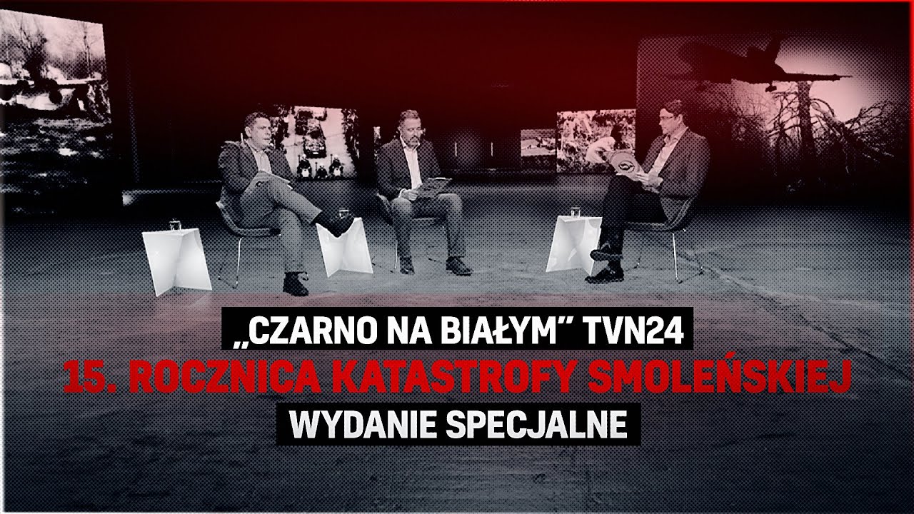 15 lat politycznej walki katastrofą smoleńską. 🔴 Wydanie specjalne programu Czarno na białym