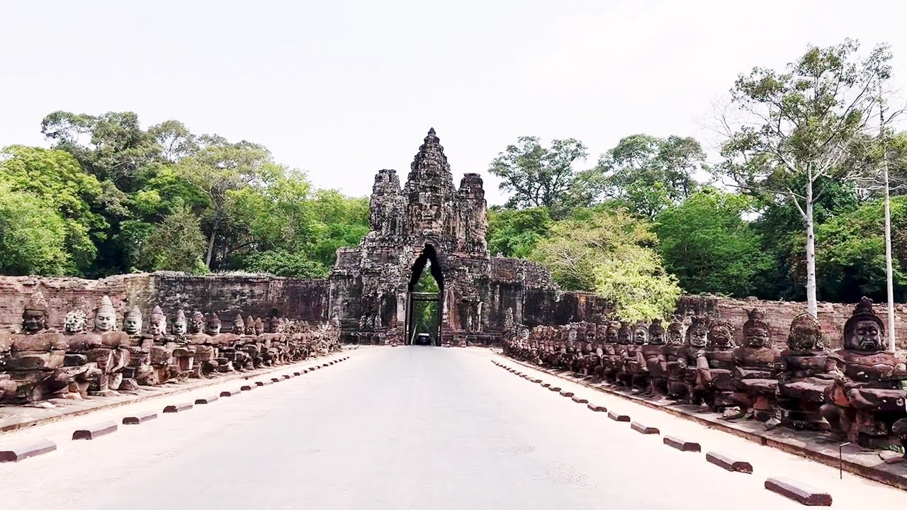Beautiful Ancient Angkor City Of Cambodia With Nature | Sumsooth