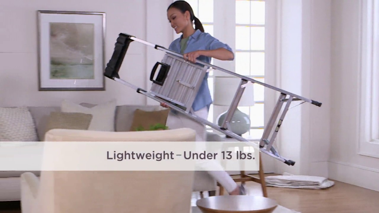 Little Giant XtraLite 5' 3step Lightweight Step Ladder on QVC YouTube