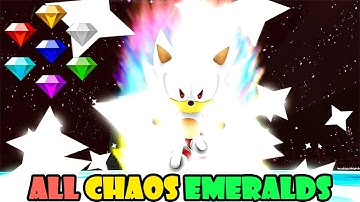 How to get ALL Chaos Emeralds and Phantom Ruby in SONIC UNIVERSE RP for Roblox