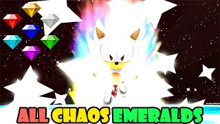 How to get ALL Chaos Emeralds and Phantom Ruby in SONIC UNIVERSE RP for Roblox