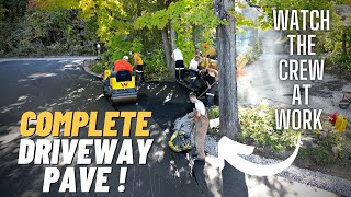 Complete Paving Project: From Excavation to Asphalt Installation (Pt. 3/3)