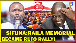 Sifuna Blasts Wanga's ODM at Raila's 1st Anniversary: 