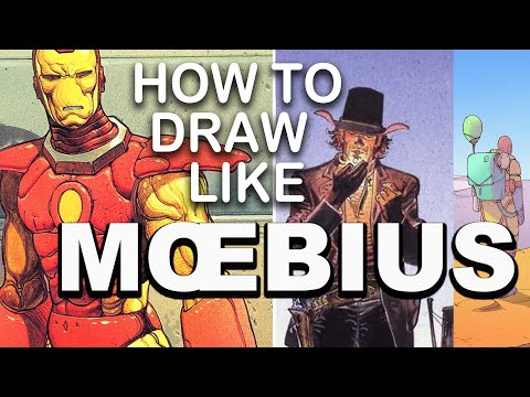 How to Draw Like MOEBIUS !   a DEEP DIVE into 3 of his most extreme styles