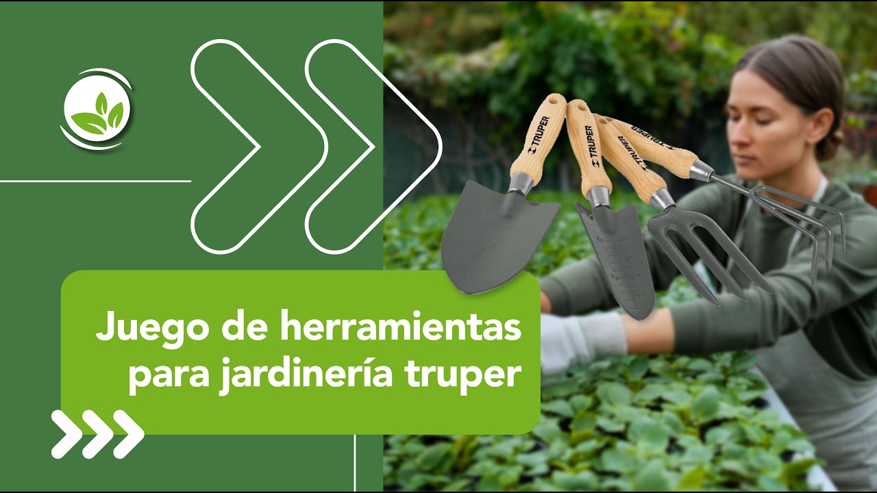 Juego Herramientas Jardinería Truper -