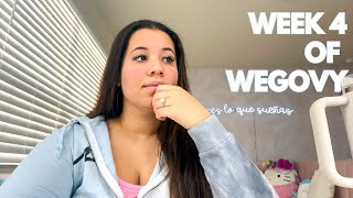 WEGOVY DIARIES | WEIGHT LOSS JOURNEY 💪🏼 | WEEK 4 VLOG 😤 | MY ROUTINE ON GLP-1 MEDICATION