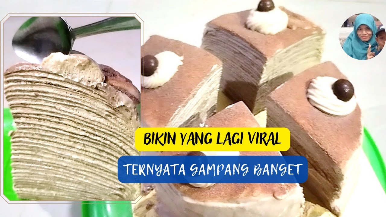 Ternyata Gampang, Bikin Mille Crepes Yang Lagi Viral Chocolate Mille