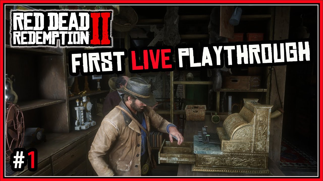 Red Dead Redemption 2 Story  - First LIVE Playthrough of RDR2 #1
