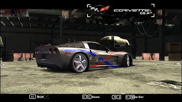 NFSMW 2005: Customization: Chevrolet Corvette C6R 