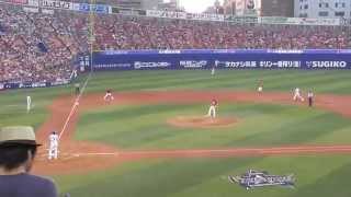 2015年7月31日  横浜DeNA－広島 梶谷選手 先制のタイムリーツーベースヒット Yokohama db専用動画 無断複製・転用 禁止