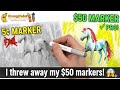 I threw away my $50 markers after this... 🤦‍♂️ Magical Unicorn Coloring ASMR #coloring