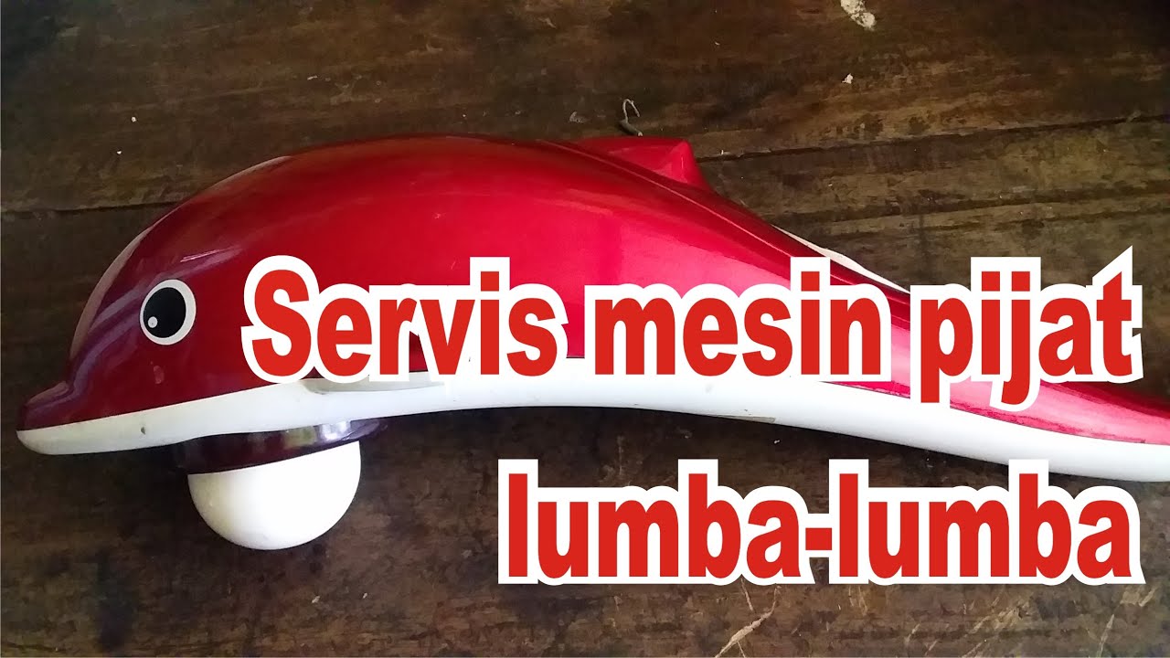 Memperbaiki mesin pijat model lumba-lumba