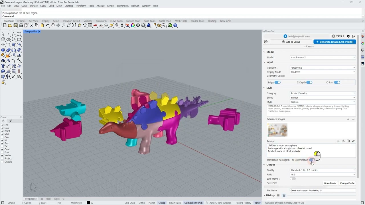 Release] 'byRhinoGen' – Direct AI Rendering Plugin for Rhino
