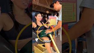 This Girl Got Trapped in a Roller Coaster Seat 🥶 #shorts