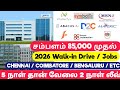 🔥 Chennai, Coimbatore & Bangalore Jobs 2026 | Freshers & Experienced Jobs in Tamil | Latest Openings