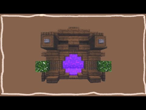 Minecraft:como fazer portal do nether decorado para Minecraft 1.18