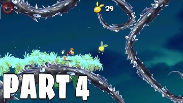 Rayman Jungle Run 1080p60fps Gameplay/Walkthrough FLY Chapter 2-6 to 2-9 (Android/iOS) FULL HD