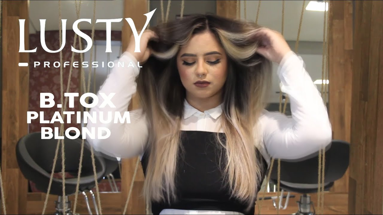 B.TOX PLATINUM BLOND (Redutor de Volumes, Anti-frizz Efeito Matize) - Lusty Professional