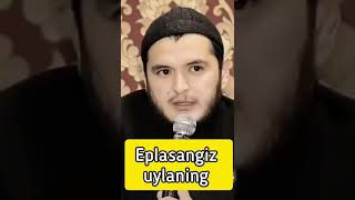 EPLASANG OL IKKINCHI XOTINNI, BO'LMASA KO'ZINGNI QIS