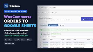 Full Send WooCommerce Orders to Google Sheets Automatically (Full Tour) Guide