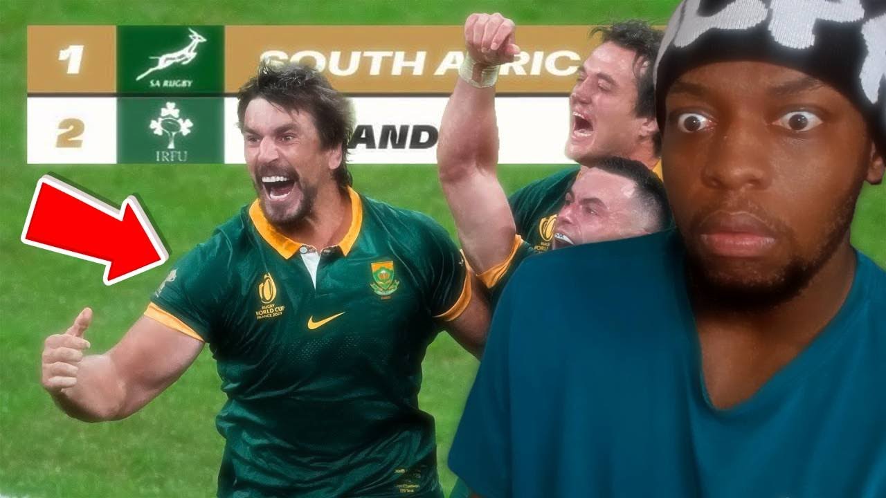 AMERICAN REACTS TO South Africa being the best rugby team in the world ...