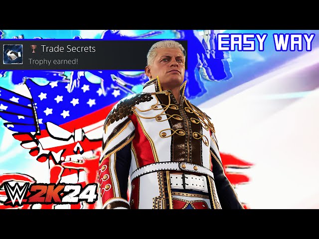 WWE 2K24 - Trade Secrets (Trophy/Achievement) | Easy Way class=