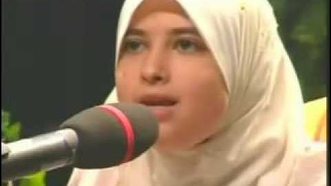بهترین قاری زن قرآن، سمیه اددیب: تلاوت سوره مبارکه فجر