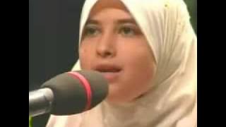 Best female Quran reciter, Sumayya EdDeeb: reciting Surat Al-Fajr