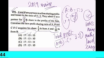 WBCS MAINS MATH DEMO CLASS BY S.G SIR