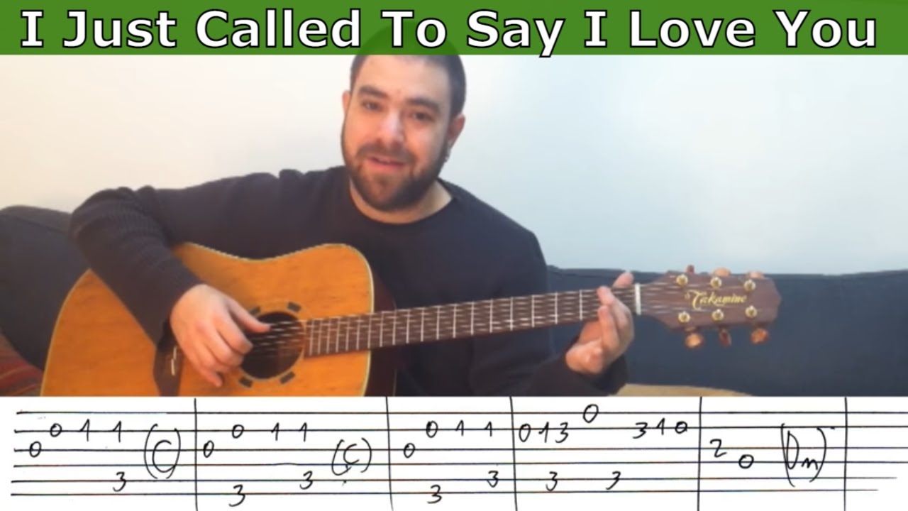 Fingerstyle Tutorial I Just Called To Say I Love You Guitar Lesson W Tab Licknriff Youtube Fingerstyle Tutorial I Just Called To Say I Love You Guitar Lesson W Tab Licknriff Youtube
