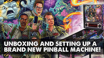 Unboxing a brand new Ghostbusters pinball machine!