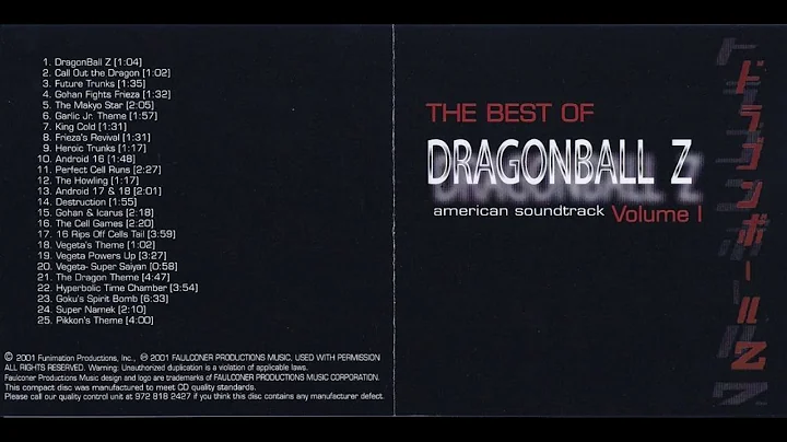 Bruce Falconer's The Best of Dragon Ball Z America...