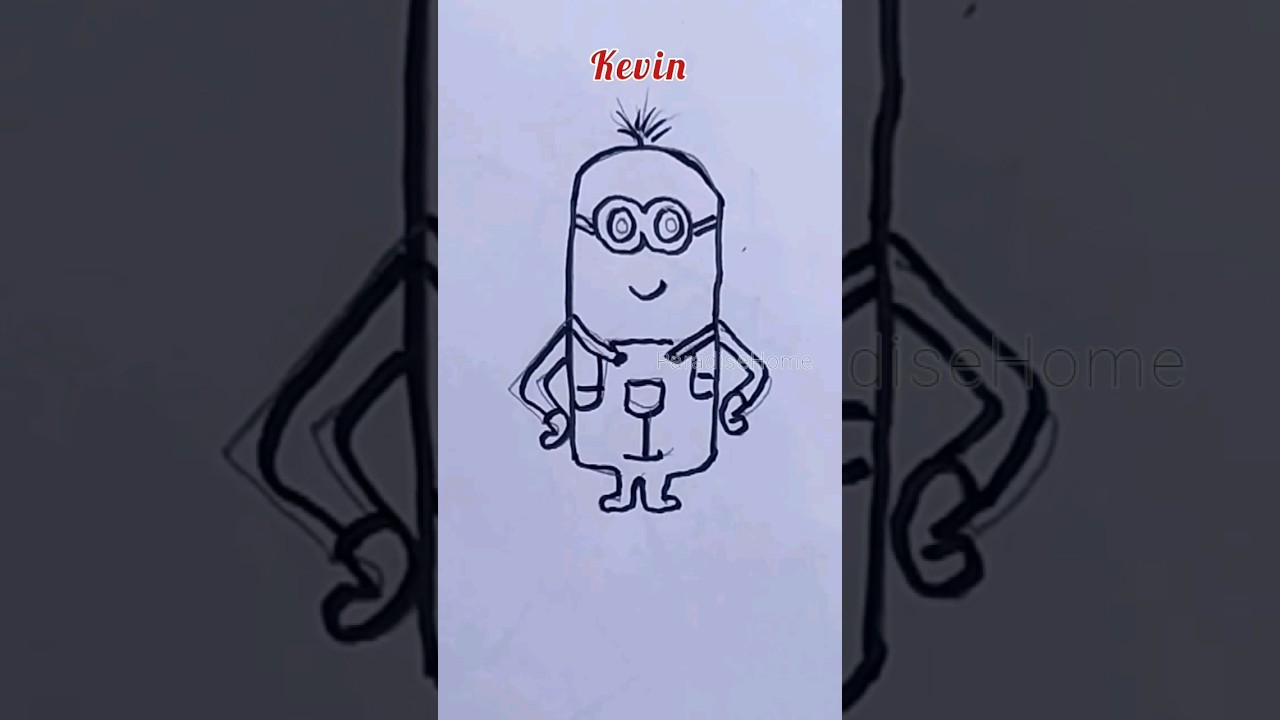 Kevin the Minion | Minions Drawing