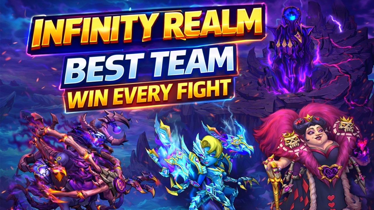 Best Team In Infinity Realm - Win Every Fight Easily - Castle Clash