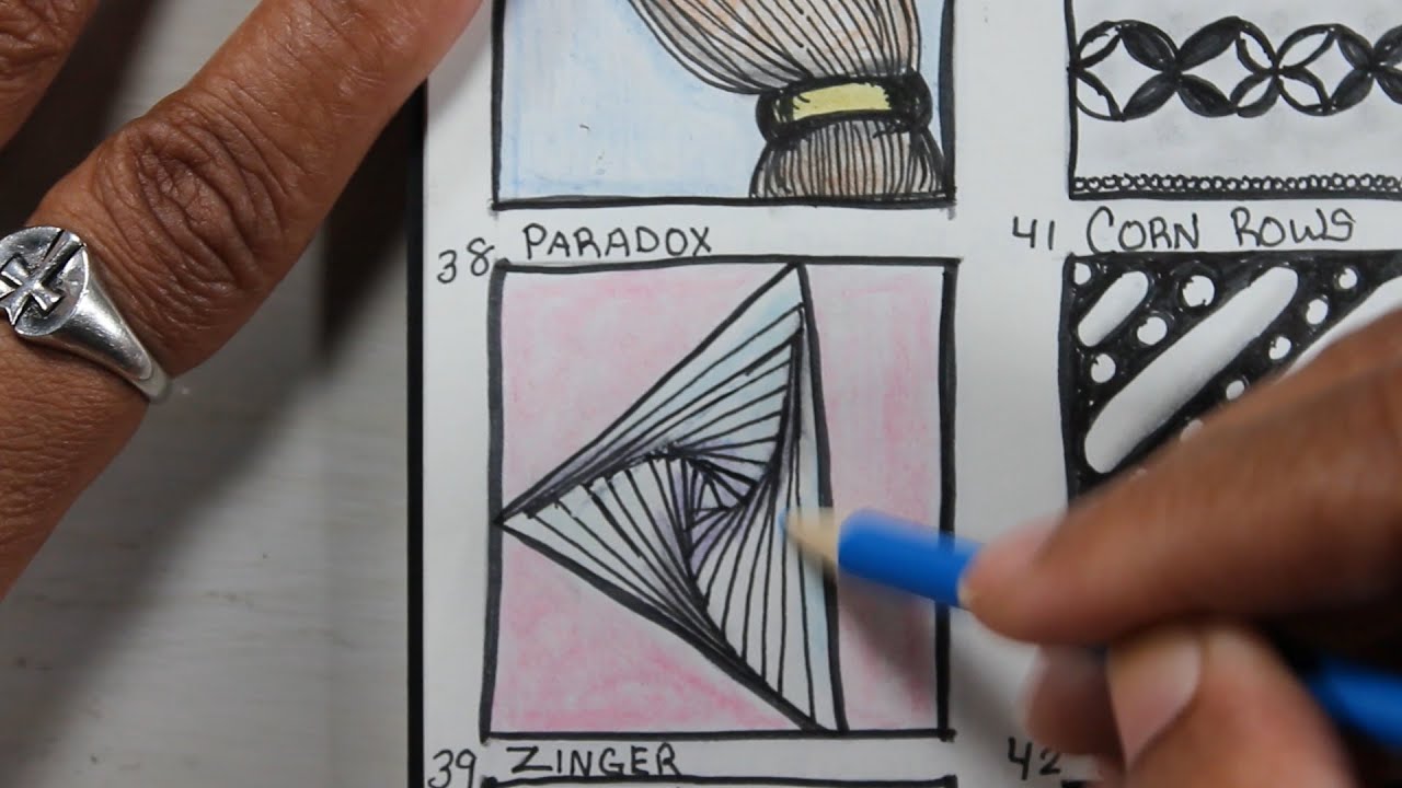 Paradox Zentangle Pattern - YouTube