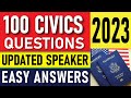 100 Question for citizenship 2023 | 100 Civics Questions and Answers 2023 | Citizenship test 2023
