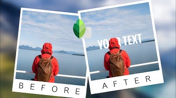 How to place text behind object in snapseed||#ANDROTING