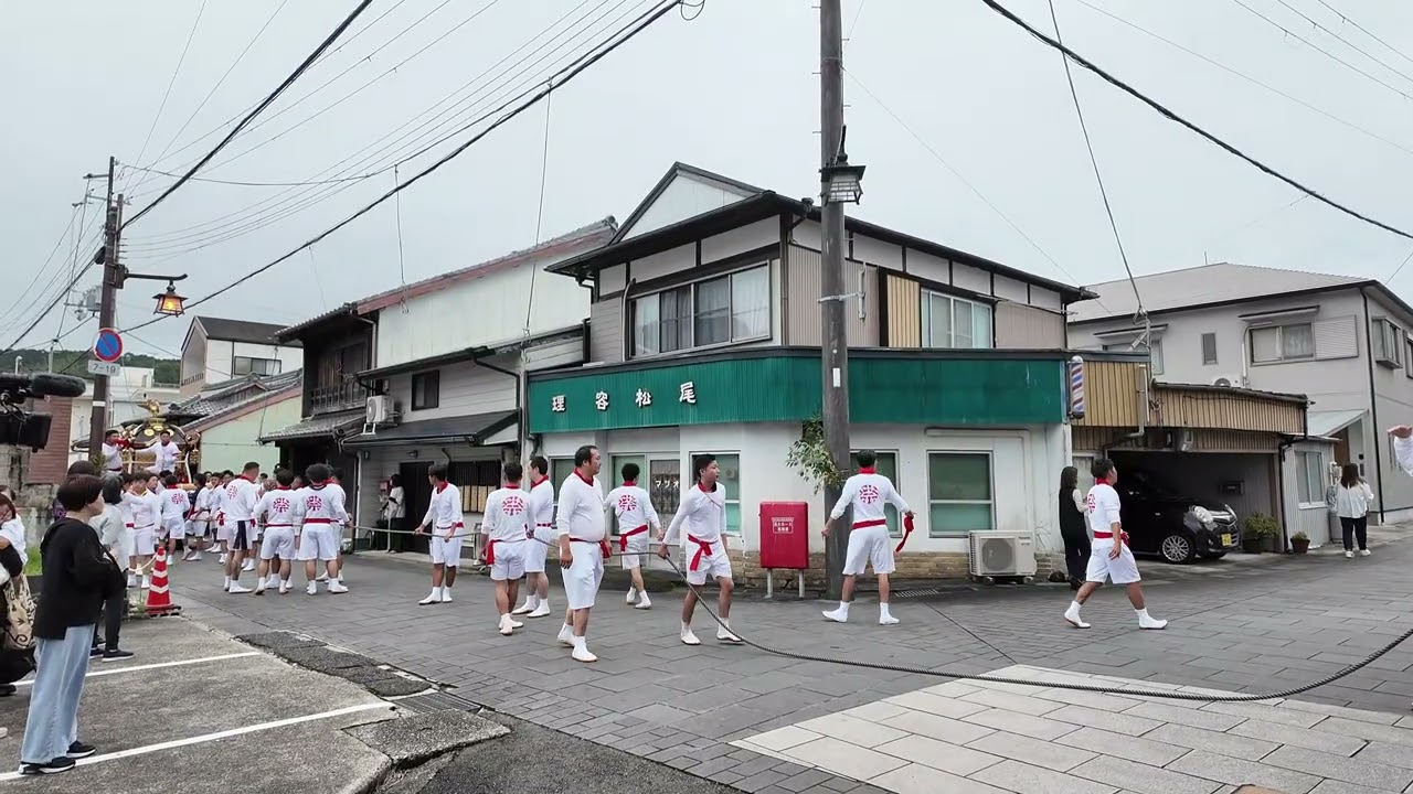 令和7年10月12日　木本神社例大祭神輿 