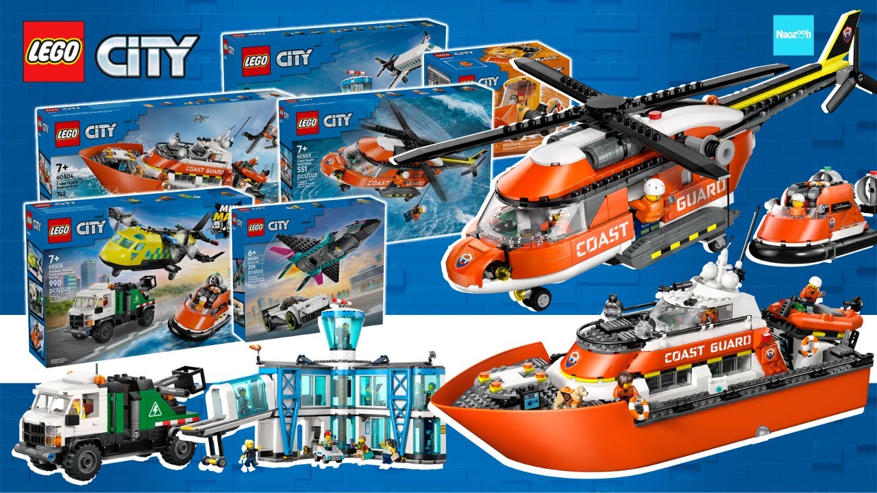 Several large sets are also available! New LEGO City 2026 Coast
