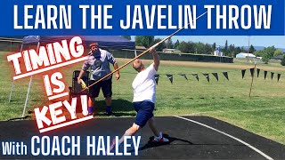 Javelin Throw Timing - Throwing Sequence and delivery