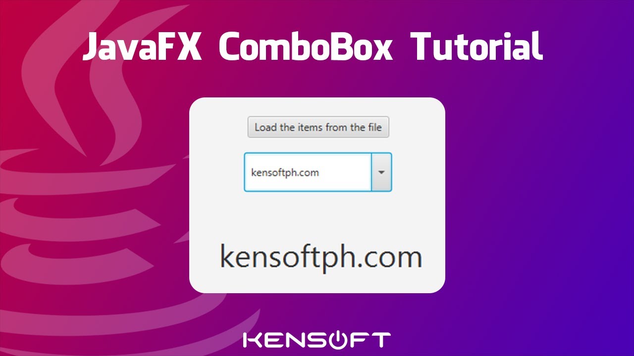 Combobox In Javafx Tutorial Perfect For Beginners Youtube