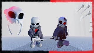 [Undertale Soul Ops: AU's Destruction] Defeated Killer sans and horror sans (Wave)