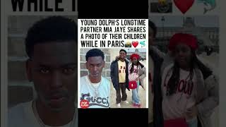 Young Dolph's Kids Touch Down in PARIS- Mia Jaye Shares Rare Family Moment!#youngdolph#shorts