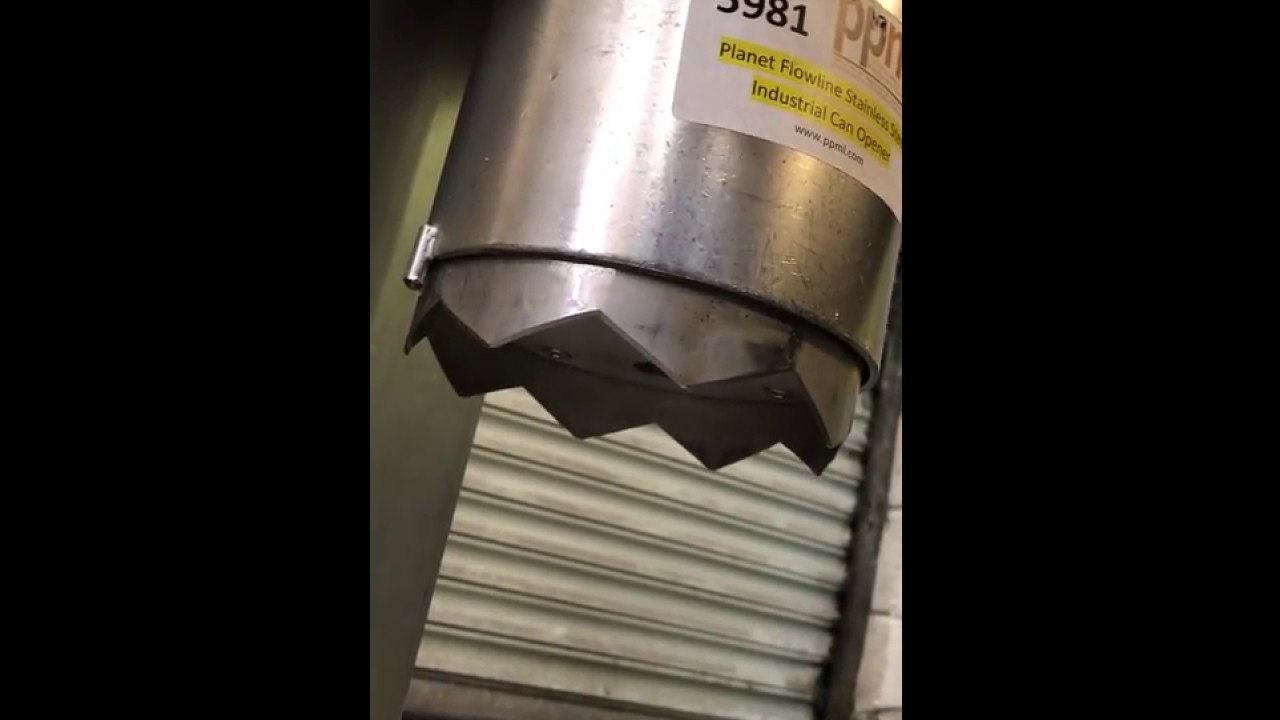 Pneumatic Industrial Can Opener YouTube