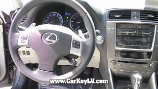 USED 2012 LEXUS IS250 LUXURY for sale at CARKEY DEMO #C5160614
