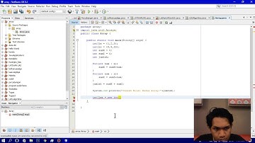 Program Penjumlahan Array Menggunakan Java