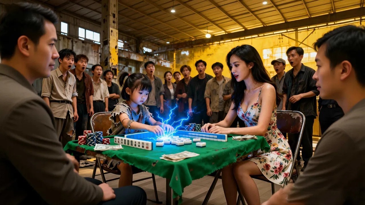 母親輸光籌碼被嘲笑為“散財童子”，豈料六歲萌娃竟是賭神轉世，親自上場把把天胡，贏得盆滿缽滿，震驚全場！ #男頻 #短劇 #窮小子 #女總裁 #逆襲 #六岁小赌神