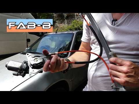 How to replace a window regulator on a Citroën Saxo (yeah, the repair didn't hold...)